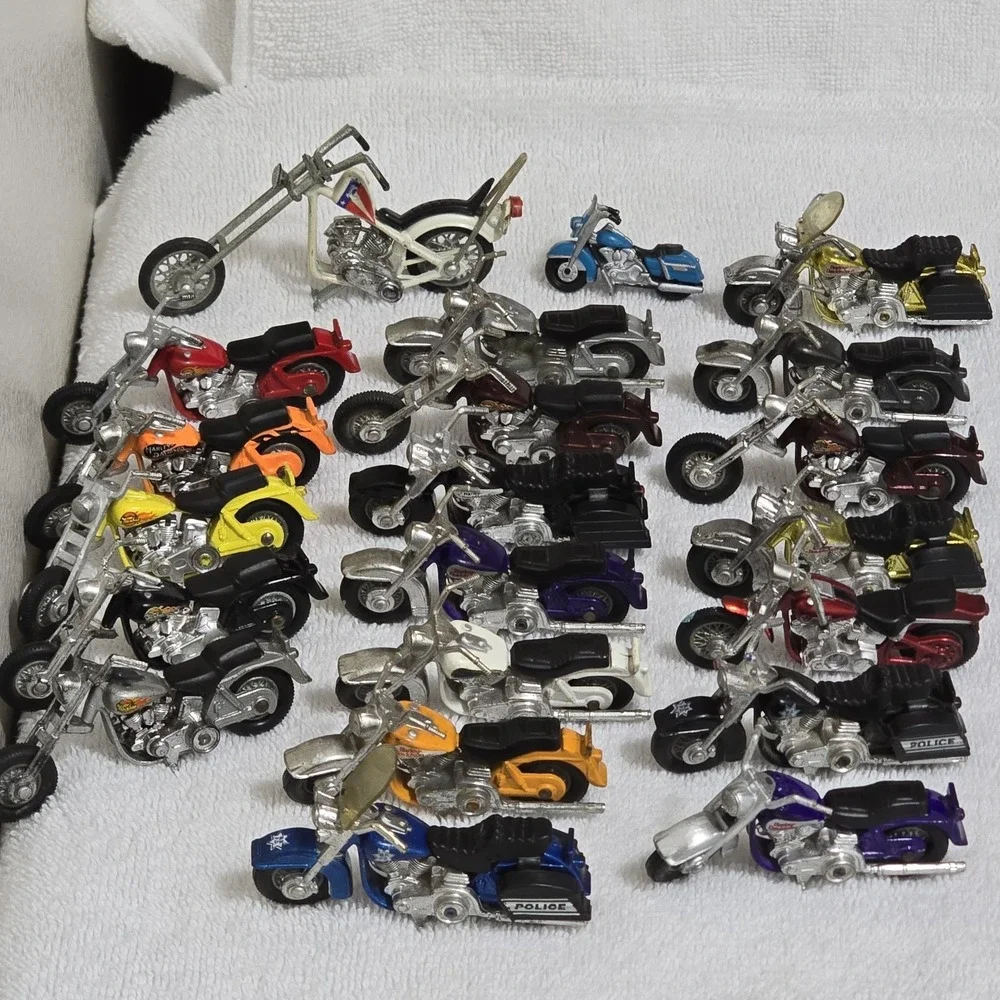 Lot of 22 Harley-Davidson Maisto Matchbox Diecast‎ Motorcycles #50 1980s / 90s